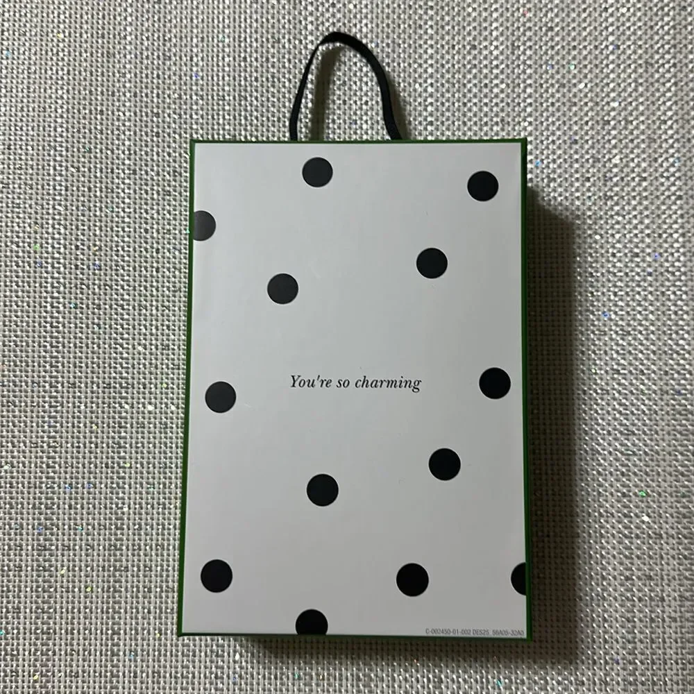 kate spade x Target Gold Faux Stone Chain Necklace French Fries Charm